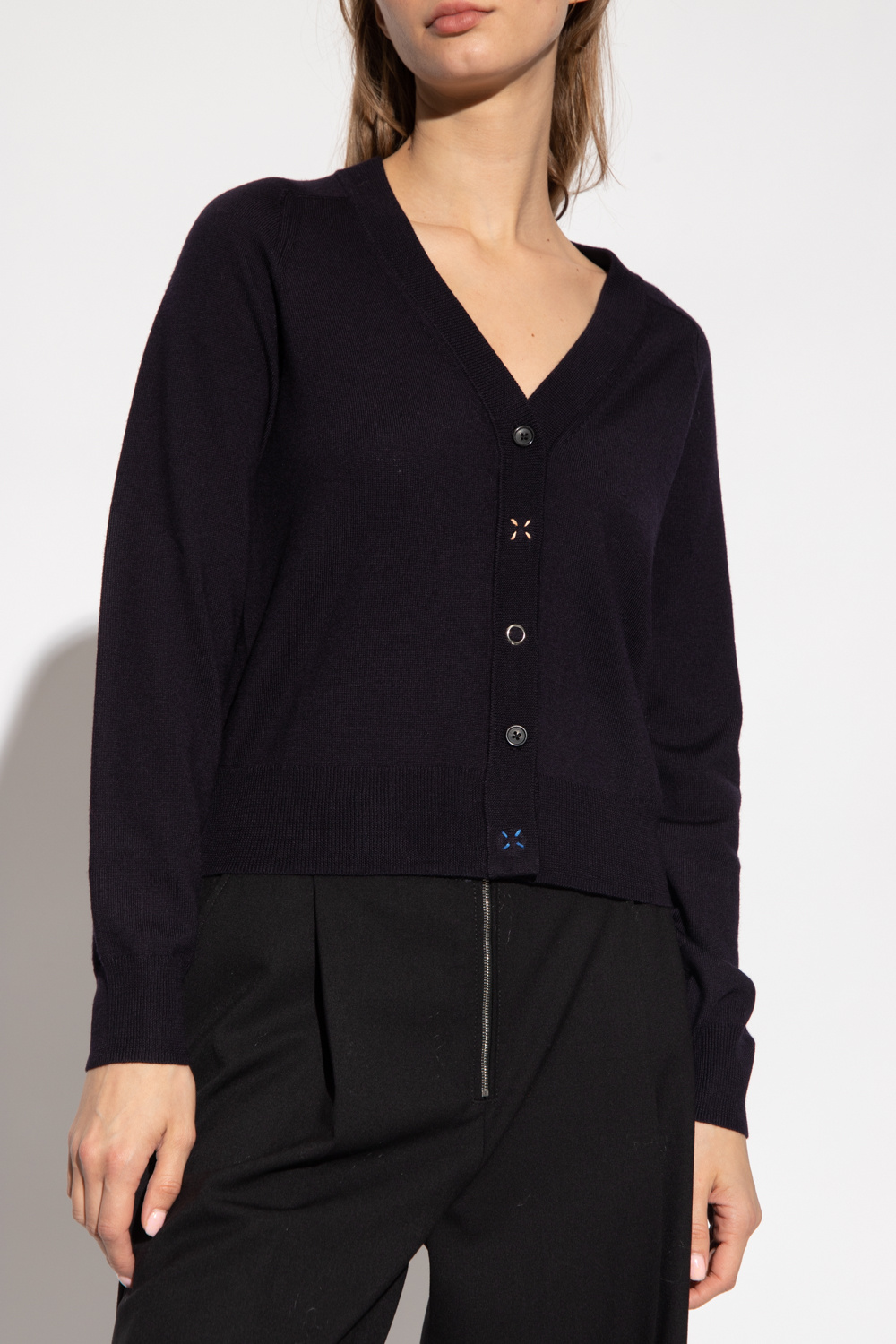 Only Glamour 3 4 Ærme T-shirt Wool cardigan