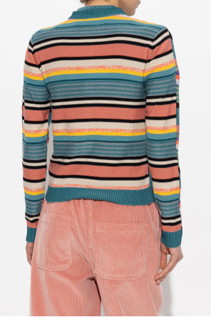 PS Paul Smith Striped rosa sweater