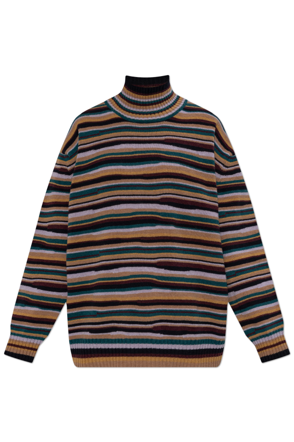 PS Paul Smith Striped Turtleneck