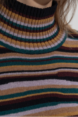 PS Paul Smith Striped Turtleneck