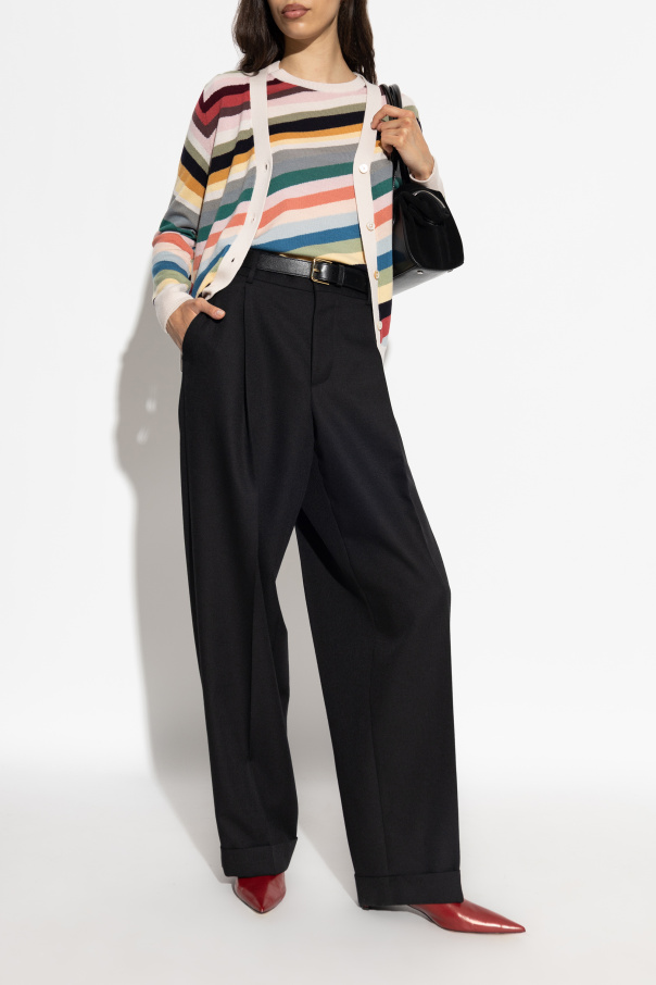 PS Paul Smith Suéter con diseño de rayas