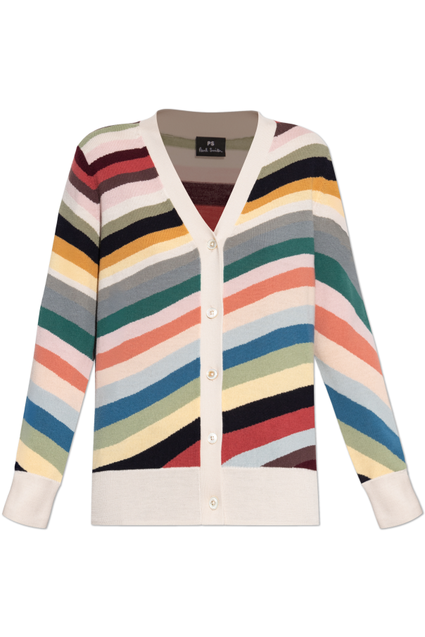 Cardigan with striped pattern od PS Paul Smith