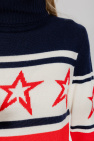 Perfect Moment MULTICOLOUR ‘Chopper’ wool turtleneck sweater