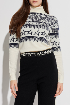 Perfect Moment Wełniany golf z logo