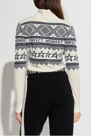 Perfect Moment Wełniany golf z logo