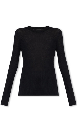 Light cashmere sweater od Barena Resta Knit Button Down Shirt 