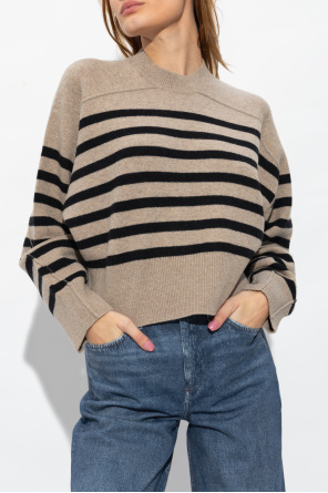 Tropical Print Regular Fit Shirt  Striped sweater