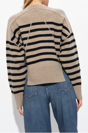Tropical Print Regular Fit Shirt  Striped sweater