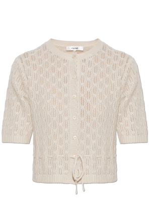 Wool cardigan with short sleeves od FRAME