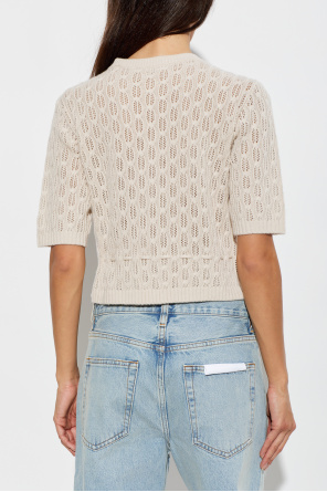 FRAME Wool cardigan with short sleeves