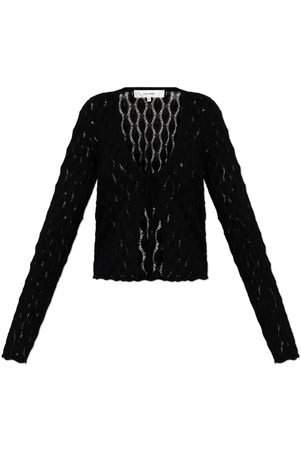 Cardigan with decorative tie od FRAME