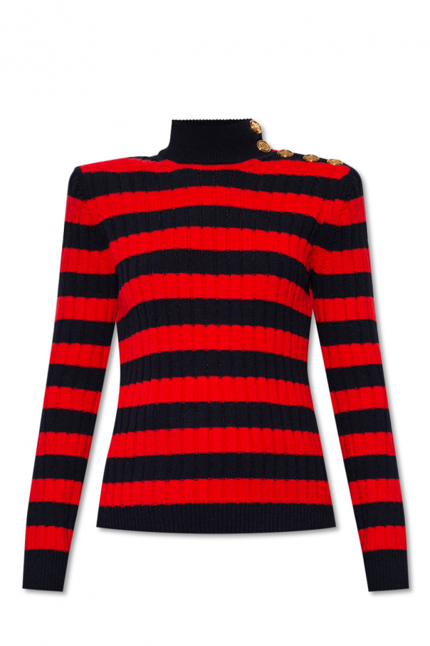 Balmain Sweater with standing collar