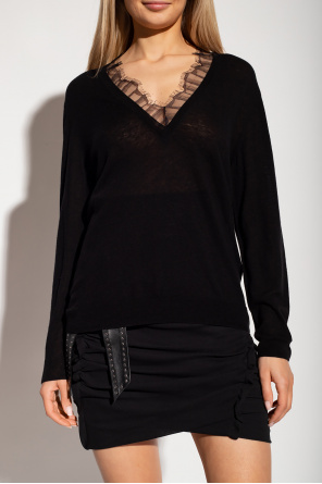 Iro ‘Haby’ sweater with lace