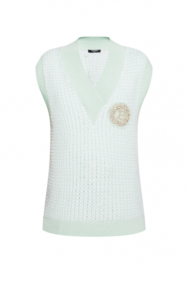 Balmain V-neck vest