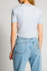 Balmain light blue Cardigan with short sleeves