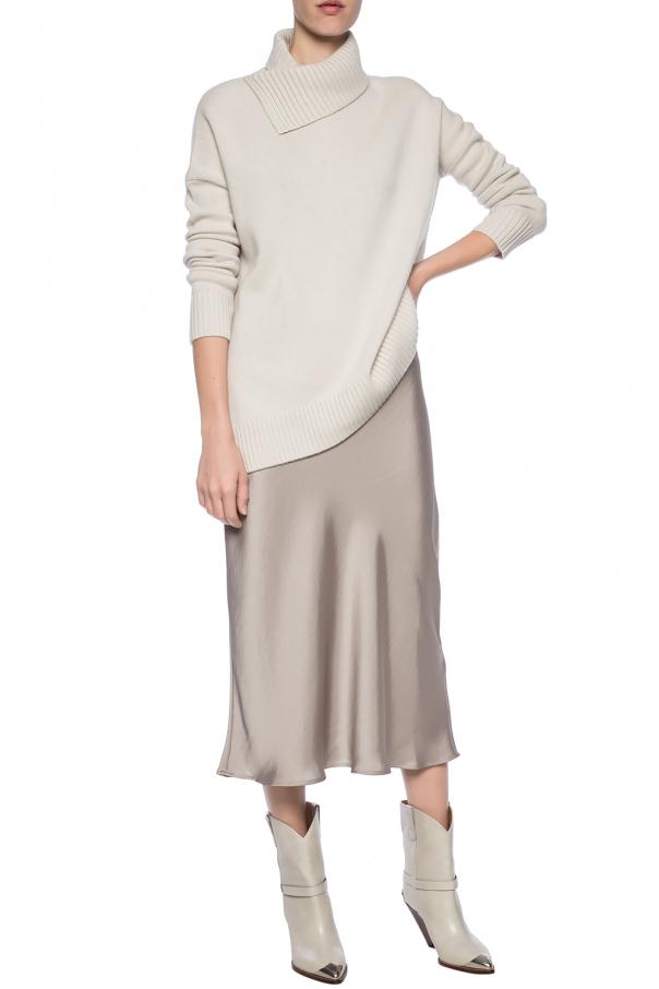 Witby' cashmere roll neck jumper 