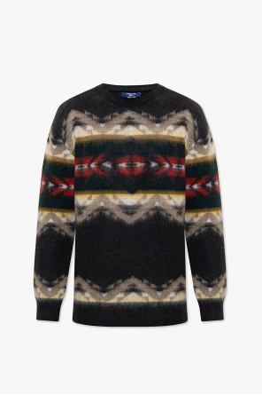Wzorzysty sweter od Junya Watanabe Comme des Garçons