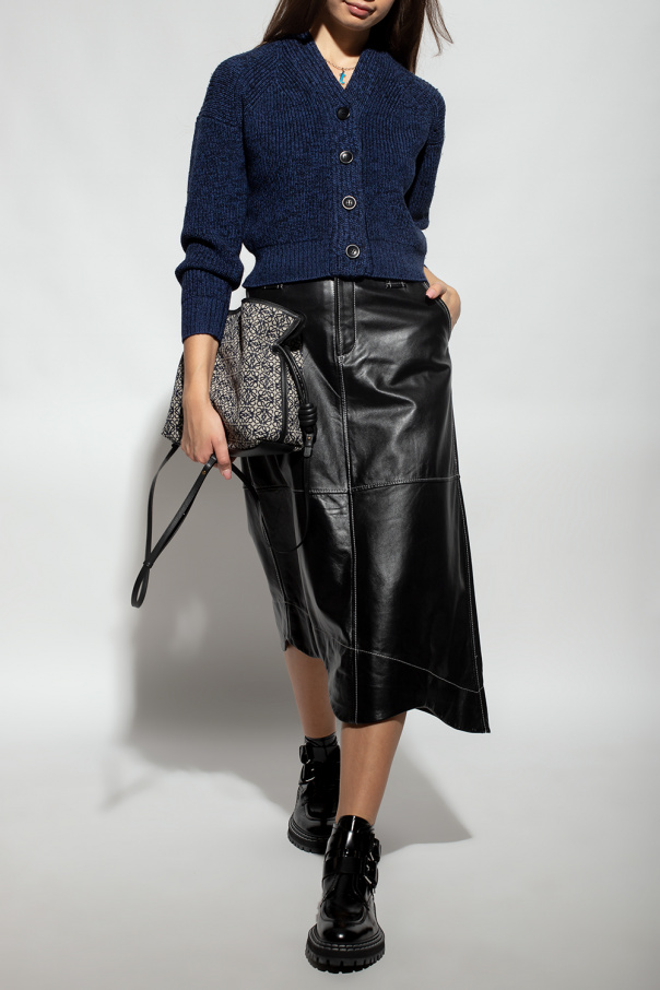 Proenza Shoulder Bags Czarny Solange Knowles wears Proenza Schouler metallic booties on Saturday Night Live