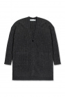 Proenza Schouler White Label faux-leather smocked miniskirt Schwarz Cardigan with pockets