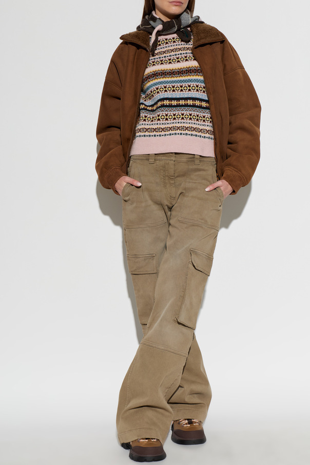 &Daughter ‘Kilda Shrunken Fairisle’ wool jumper