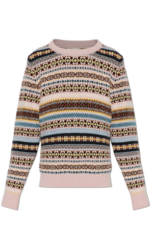 ‘Kilda Shrunken Fairisle’ wool jumper