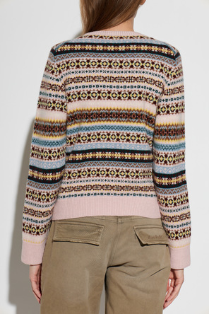 &Daughter ‘Kilda Shrunken Fairisle’ wool jumper