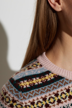 &Daughter ‘Kilda Shrunken Fairisle’ wool jumper