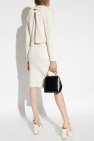 Proenza Schouler White Label cream Sweater with slit