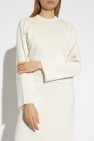 Proenza Schouler White Label cream Sweater with slit