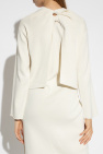 Proenza Schouler White Label cream Sweater with slit