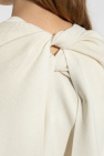 Proenza Schouler White Label cream Sweater with slit