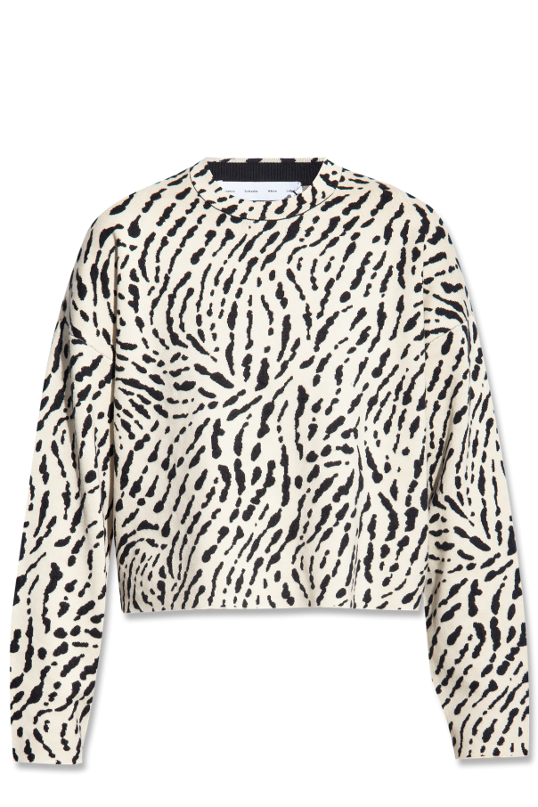 Proenza Schouler White Label Sweater with animal motif