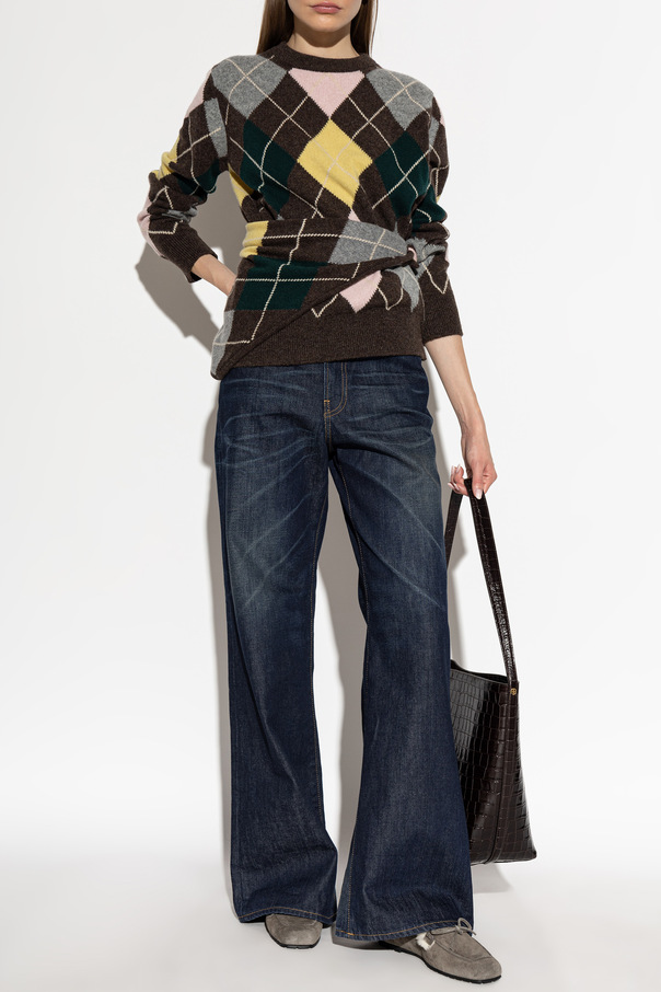 &Daughter ‘Ava Argyle’ wool jumper