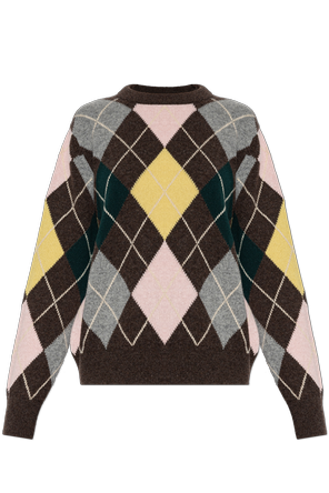 ‘Ava Argyle’ wool jumper