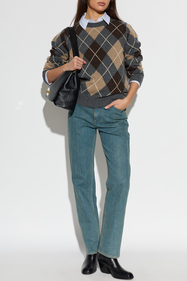 &Daughter Wool sweater ‘Ava Argyle’