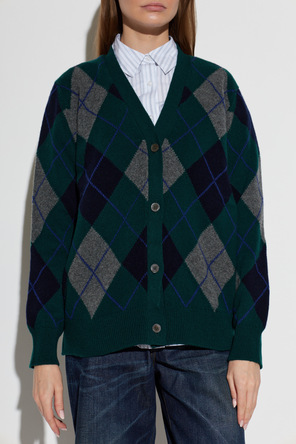&Daughter Wool cardigan ‘Ava Argyle’