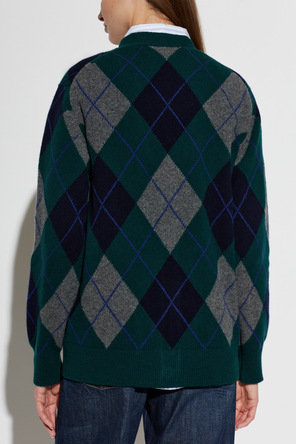 &Daughter Wool cardigan ‘Ava Argyle’