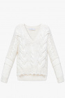 Iro WHITE Distressed sweater