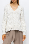 Iro WHITE Distressed sweater