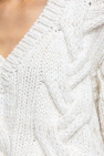 Iro WHITE Distressed sweater