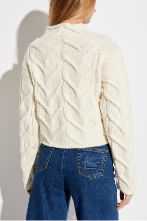 FRAME Wool sweater with a stand-up collar