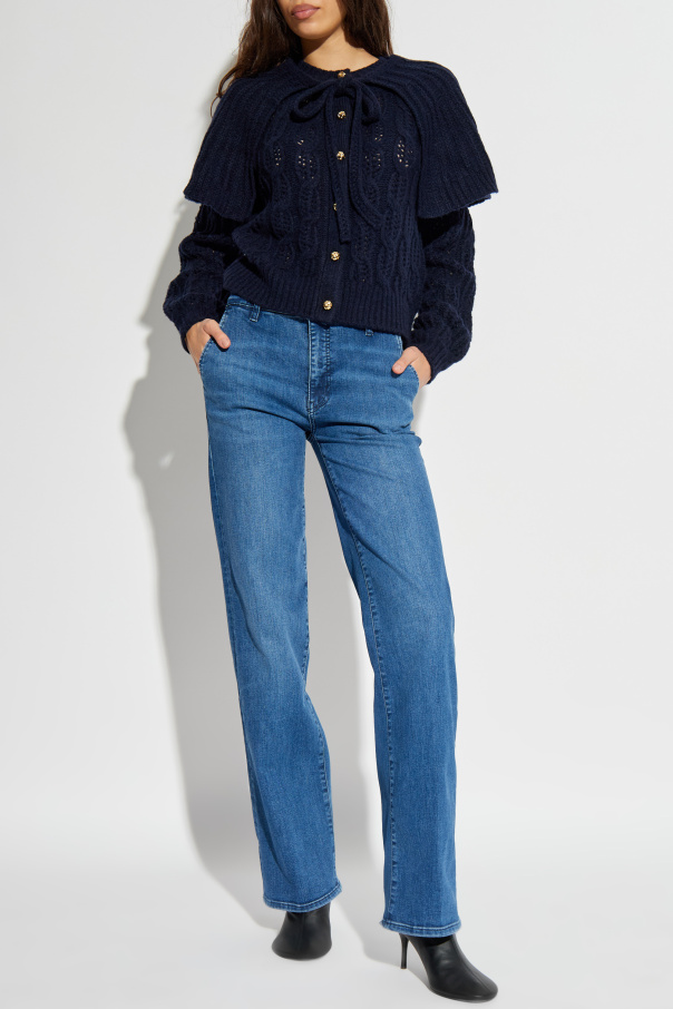 FRAME Cardigan with detachable collar