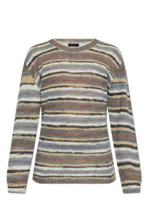 Sweater with striped pattern