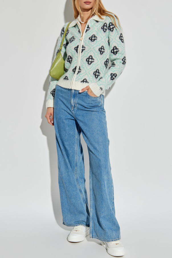 Casablanca Gemusterte Strickjacke