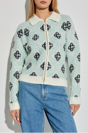 Casablanca Gemusterte Strickjacke