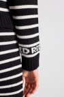 Red stars valentino Striped cardigan