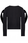 Red Valentino Sweater with velvet bows
