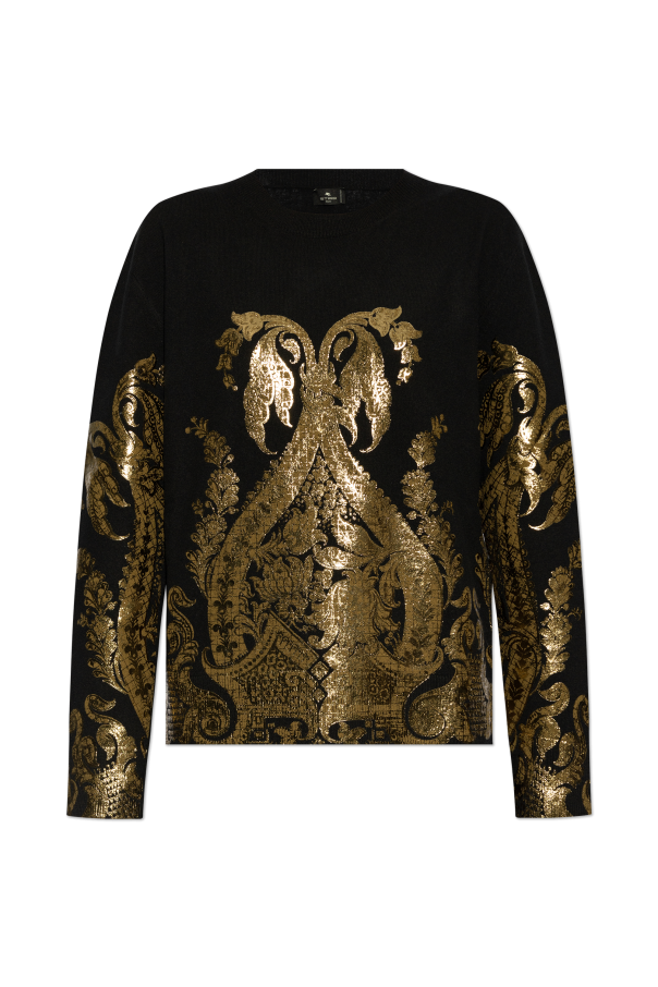 Etro Sweater with shimmering print