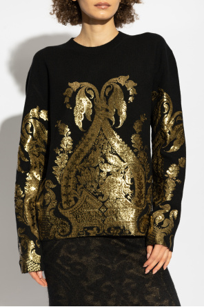 Etro Sweater with shimmering print