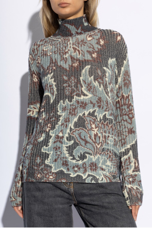 Etro Sweater with stand-up collar